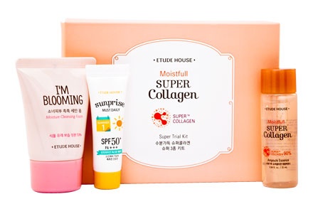 Etude House – Moistfull Super Collagen Super Trial Kit
