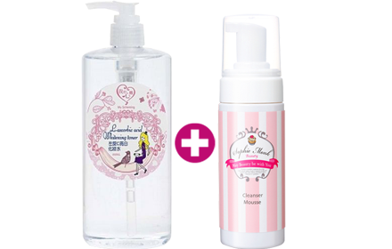 MY SCHEMING L-Ascorbic Acid Toner + SOPHIE MONK Cleanser Mousse
