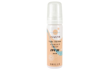 SHILLS Oil-Free Sunblock Cream *无油清爽防晒隔离SPF20 ★★★ 120ml